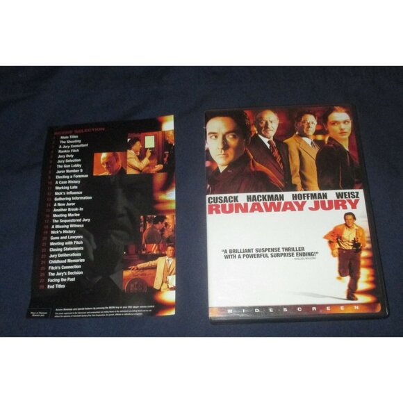 Runaway Jury (DVD, 2003) - Picture 1 of 3